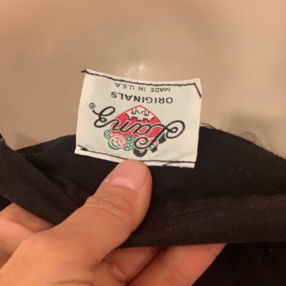 Lang Originals vintage blackred stripe dress SALE - Picture 9 of 12